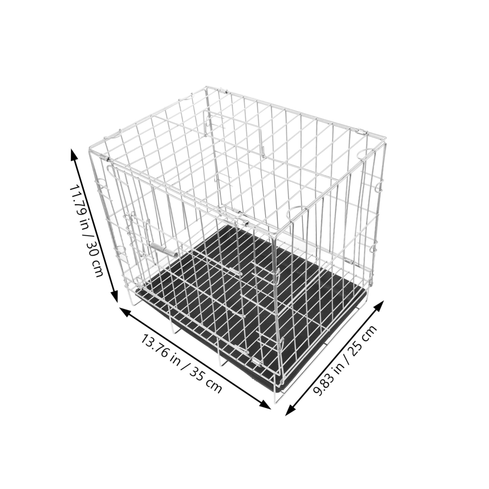 Yardwe Gabbia Per Piccioni in Acciaio Inossidabile 13.78X11.81X9.84In Gabbia Per Allevamento Uccelli Con Ampio Spazio Vassoio Rimovibile E Blocco Sicuro Per Casa E Osservazione