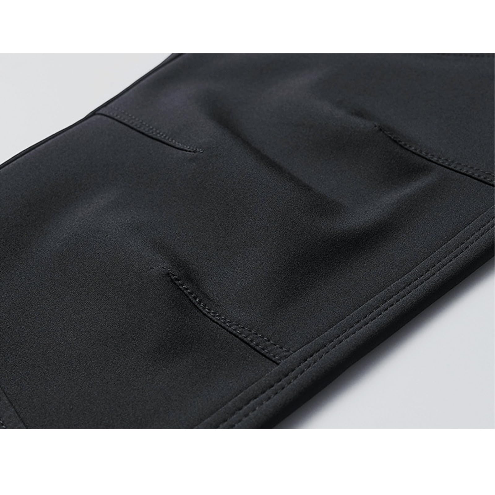 Dawwoti Pantalon De Ski Femme avec Poche À Fermeture Éclair, des Tenues De Ski Thermique Imperméable Épais Pantalon Voyage en Peluche Golf pour Les Femmes Pêche Sports d'hiver Coque Souple et