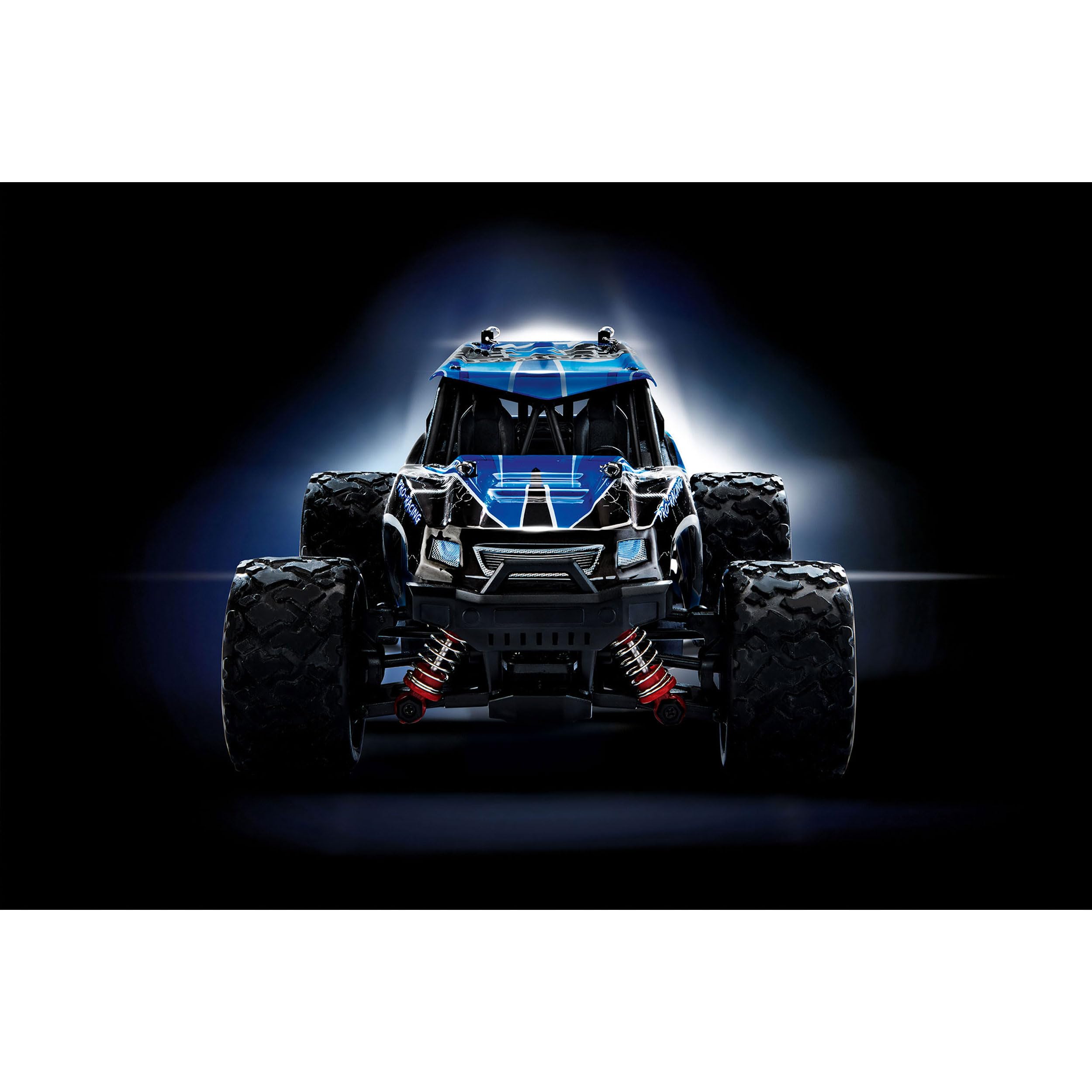Revell Control X-TREME Monster Truck "Cross Thunder" I RC truggy w skali 1:18, napęd na wszystkie koła i opony buldoga, prędkość do 50 km/h, z akumulatorem litowo-jonowym, czas jazdy 20 minut, kolor