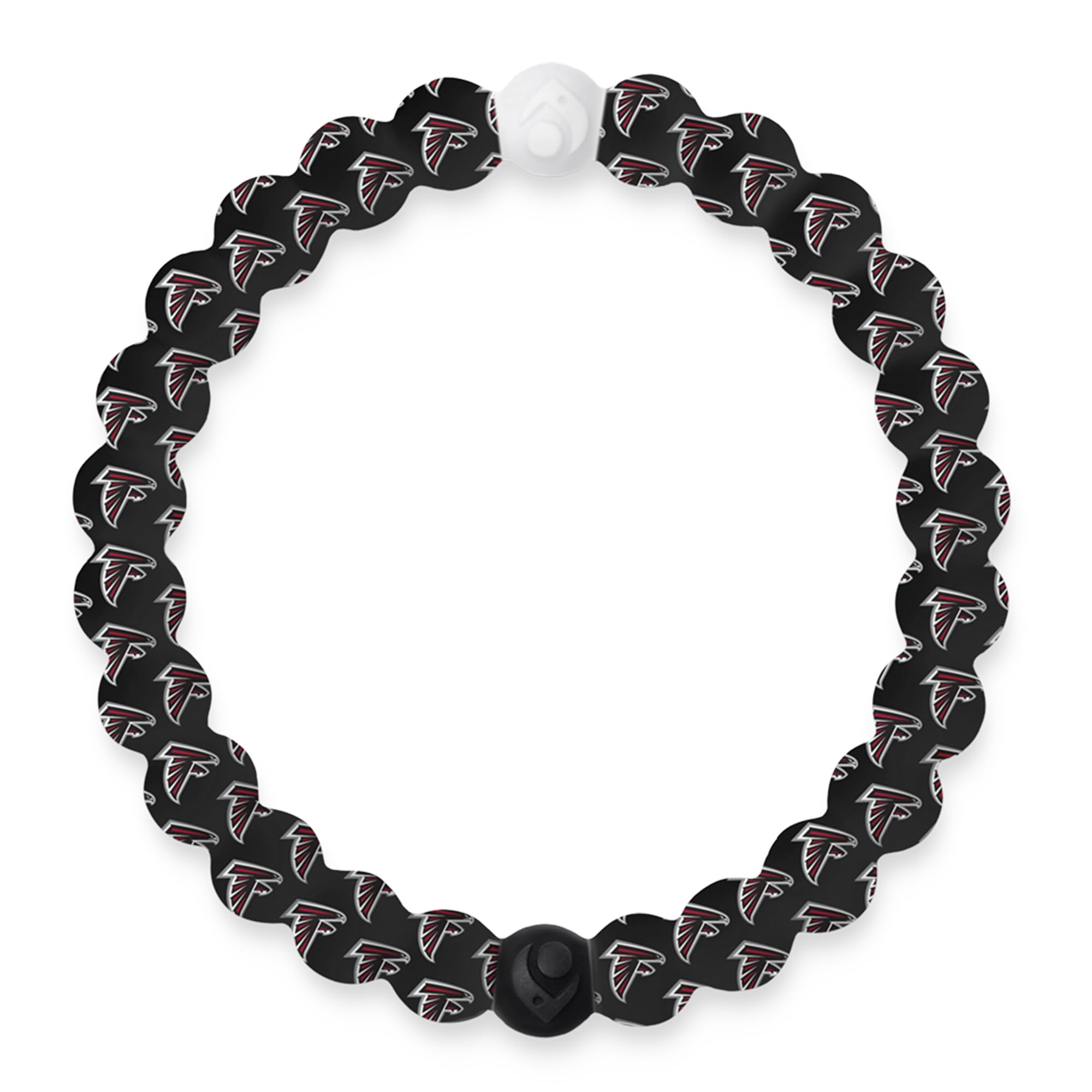Lokai NFL Licensed Falcons Beaded Silicone Bracelet