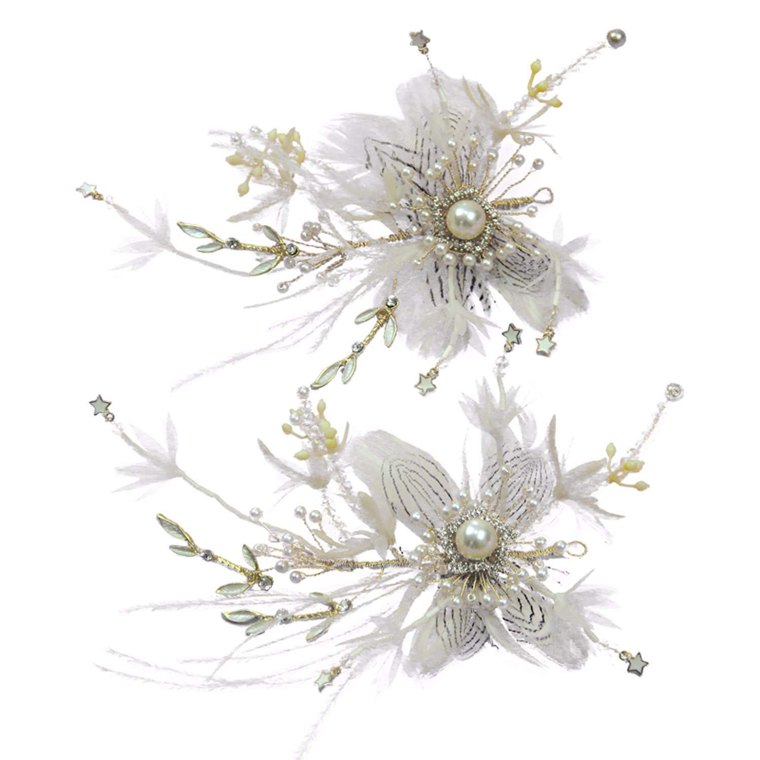 AdorabFitting White Sen Fairy Bridal Headwear Sweet Hair Accessories Accessories