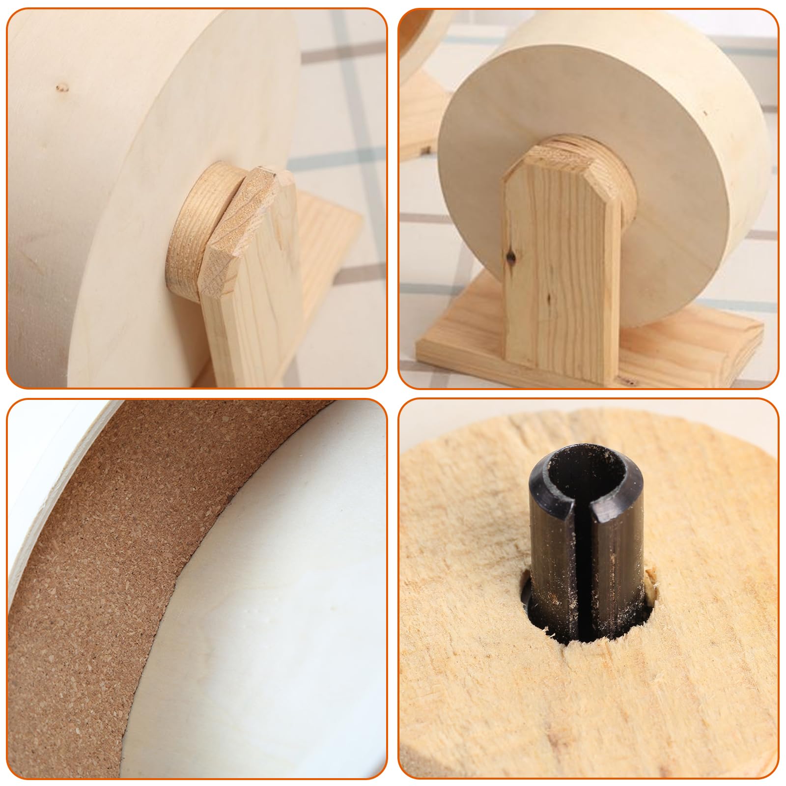 Rotella per criceti in legno per piccoli animali domestici: WIYETY Rotella per criceti silenziosa, rotella per criceti a basso rumore per tranquillità e movimento, rotella per altri piccoli animali