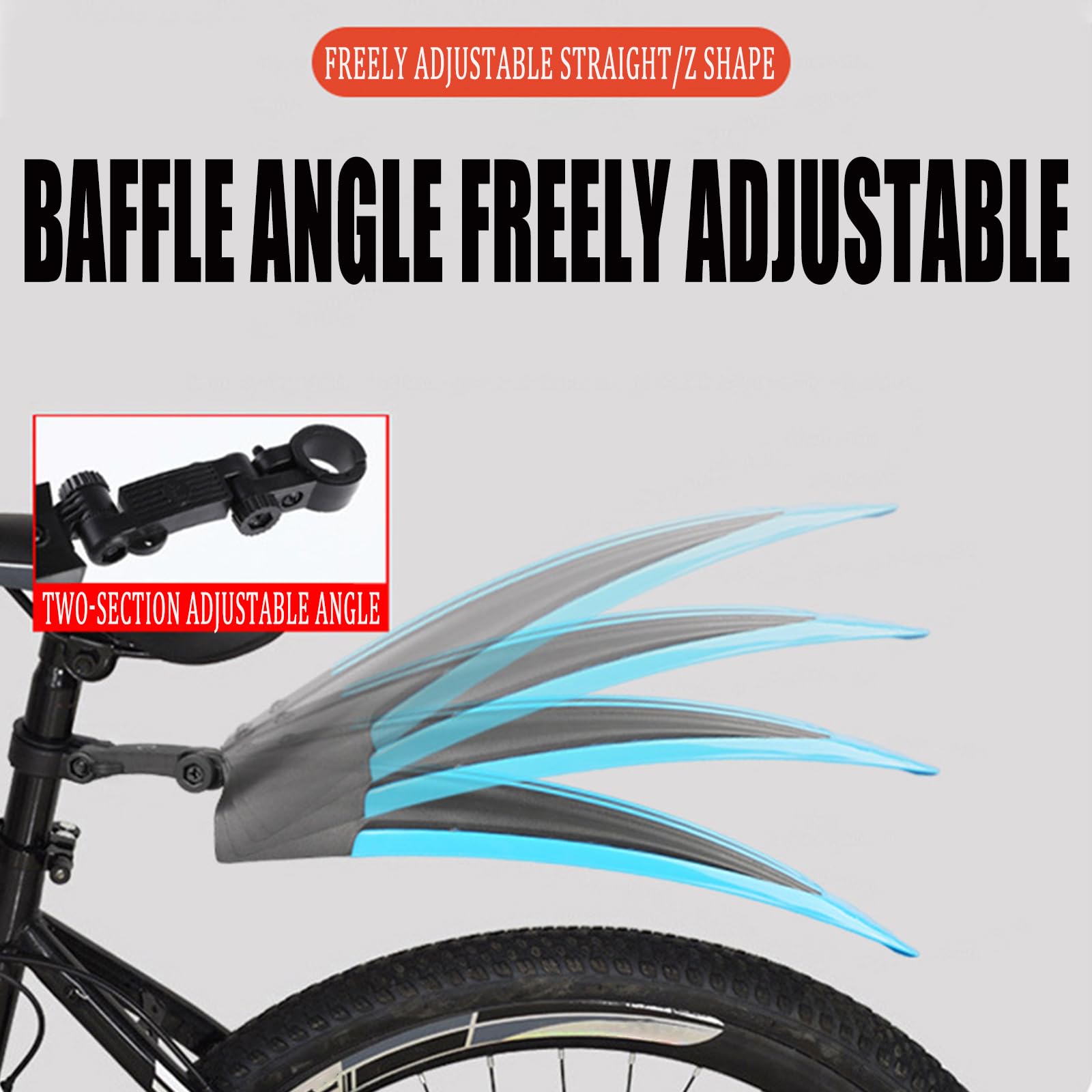 DRYUSFD Fahrrad Schutzblech Set für Orbea Rise/Oiz/Gain/Laufey, Schnelle Demontage Fahrrad schutzblech, Fahrrad Hinten und Vorne Schlamm schaber 