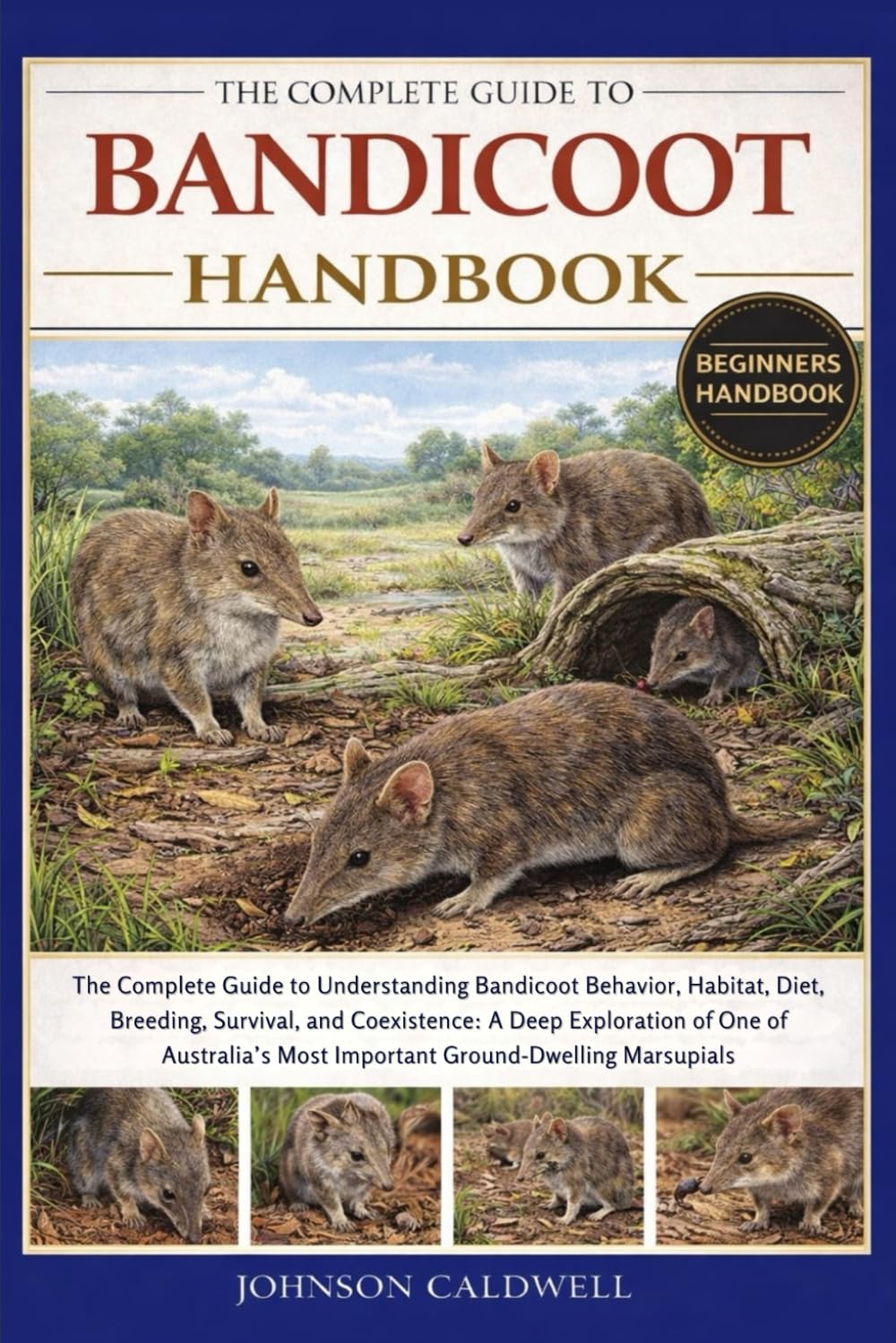 THE COMPLETE GUIDE TO BANDICOOT HANDBOOK: The Complete Guide to Understanding Bandicoot Behavior, Habitat, Diet, Breeding, Survival, and Coexistence: ... Most Important Ground-Dwelling Marsupials
