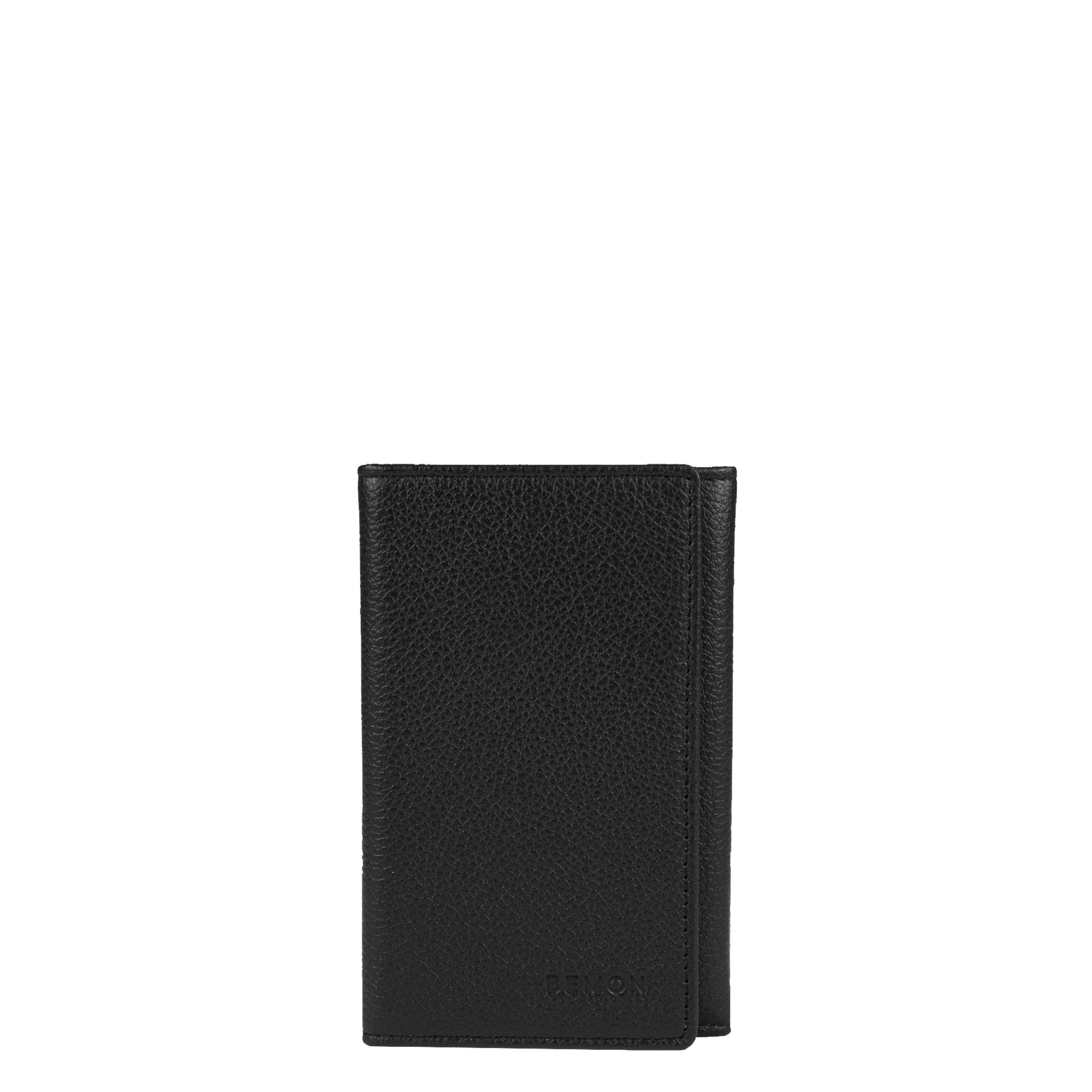 BEMON Porte papiers pour Homme en Cuir Enzo, 14 x 9 x 1 cm, Protection RFID