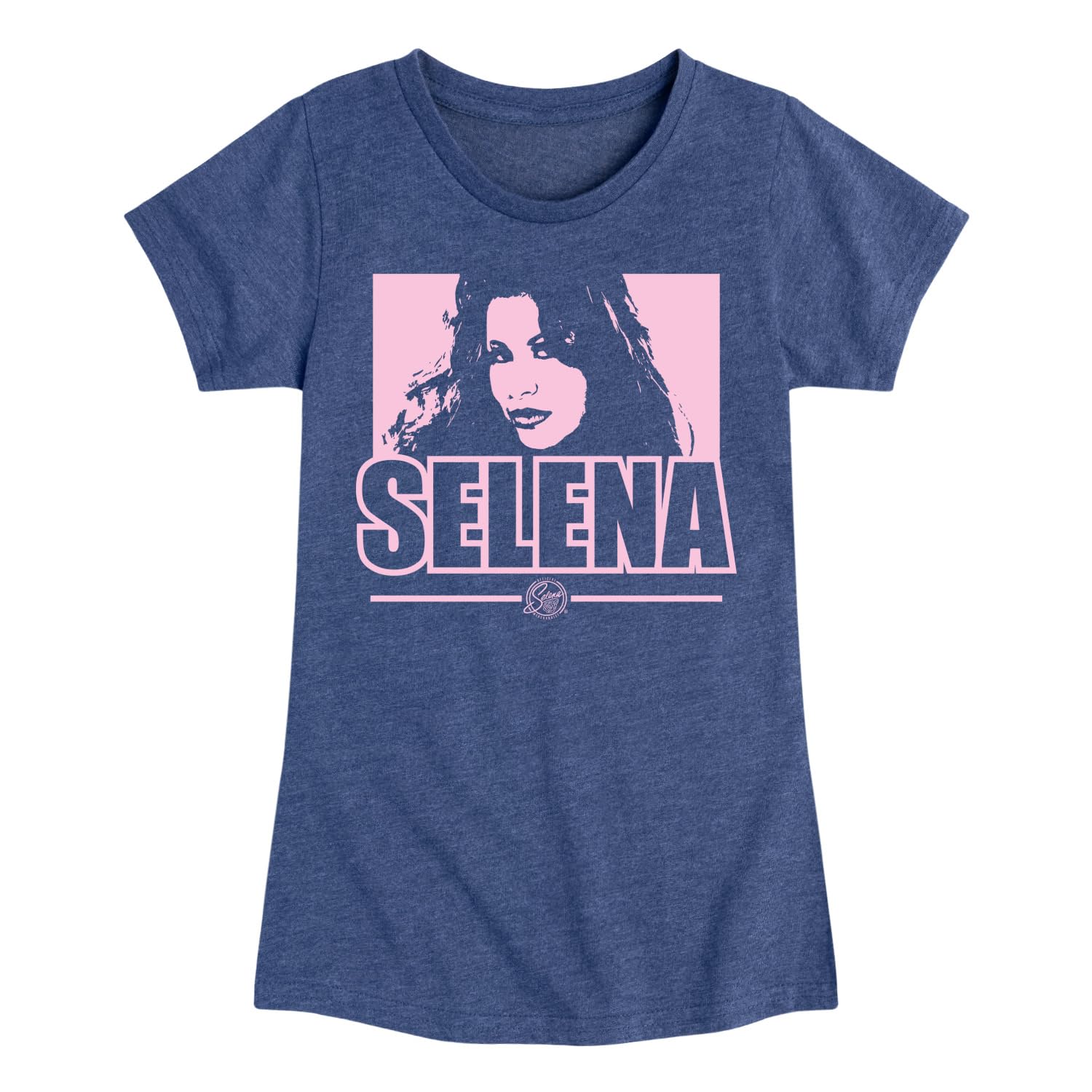 HYBRID APPAREL - Selena Quintanilla - Pink Colored Selena - Toddler & Youth Girls Short Sleeve Graphic T-Shirt