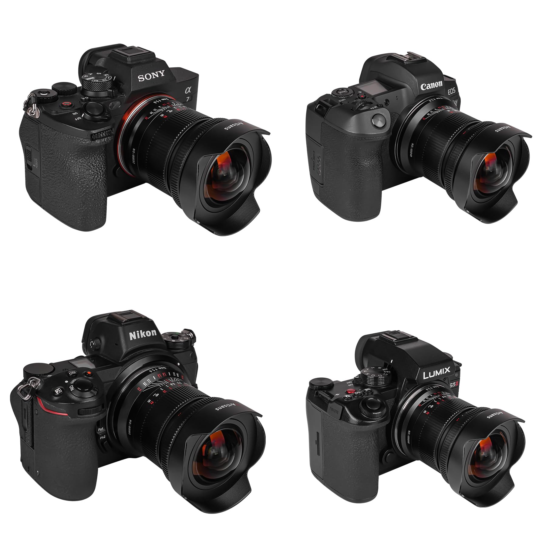 7artisans 9mm F5.6 Nikon Z Ultra grandangolo Macro obiettivo fotocamera digitale full frame,di messa a fuoco manuale per Nikon Z-Mount fotocamera, nero