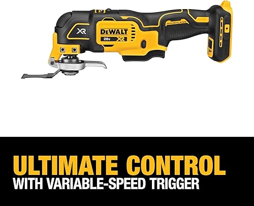 Miniatura 3 de DEWALT 20V MAX XR Herramienta multifuncional oscilante inalámbrica, motor sin escobillas de velocidad variable con luz LED, tiempo de ejecución