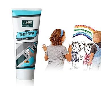 Small Roller Brush Wall Latex Paint 300g Fast Cleaning Drywall Stain Wall Refresh Paint for Touch Up Home Office Inner Wall Quickly Remove Wall Stain Graffiti