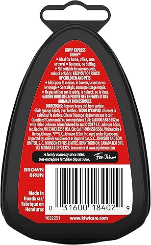 Miniatura 2 de Esponja Kiwi para brillo de zapatos rápido, 0.2 onzas líquidas, color negro, 184-001, Paquete de 10, Negro, 1, 1