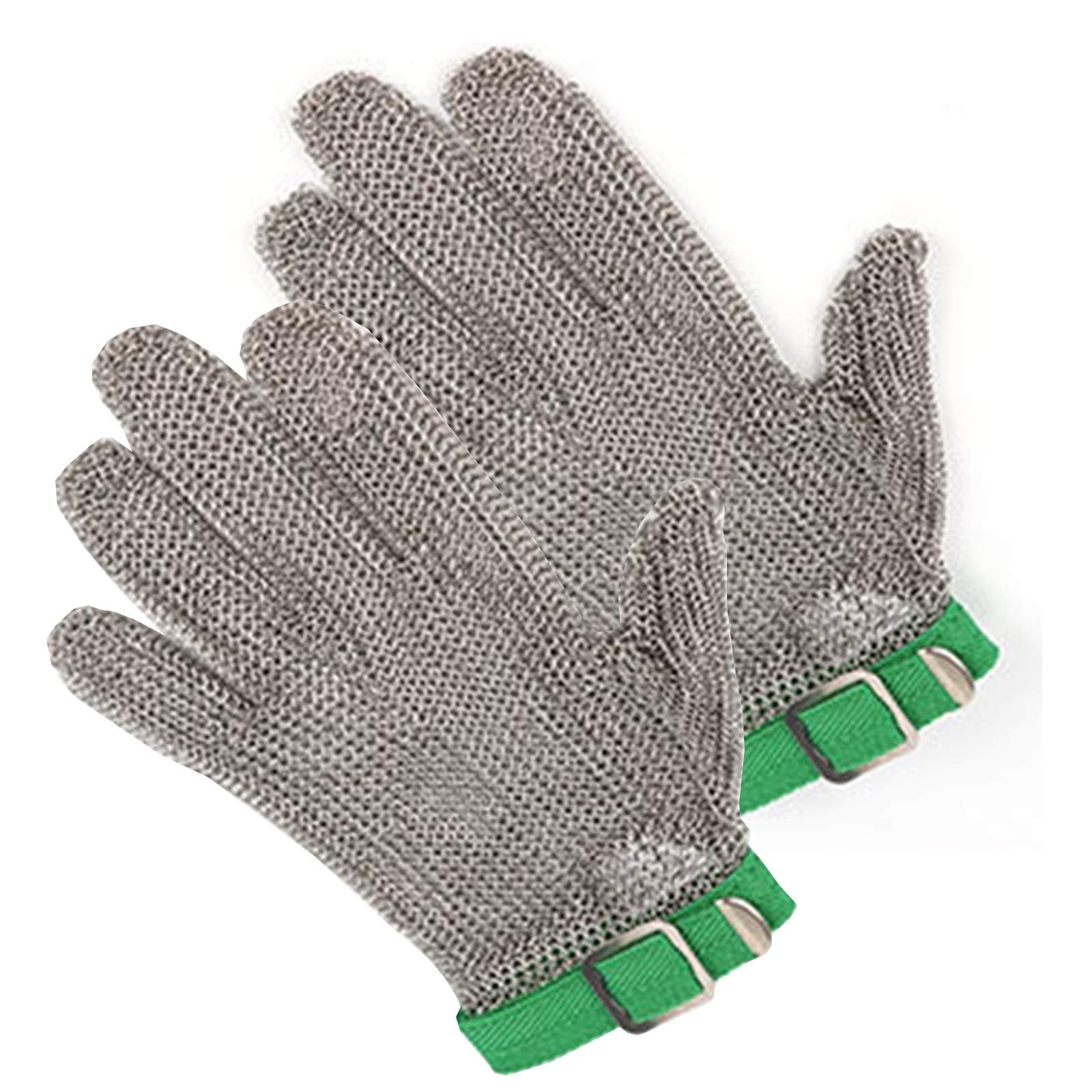 1 Par 304L, Guantes De Trabajo De Seguridad De Acero Inoxidable, Guantes Anti De Corte para Trabajos De Cocina Al Aire Libre