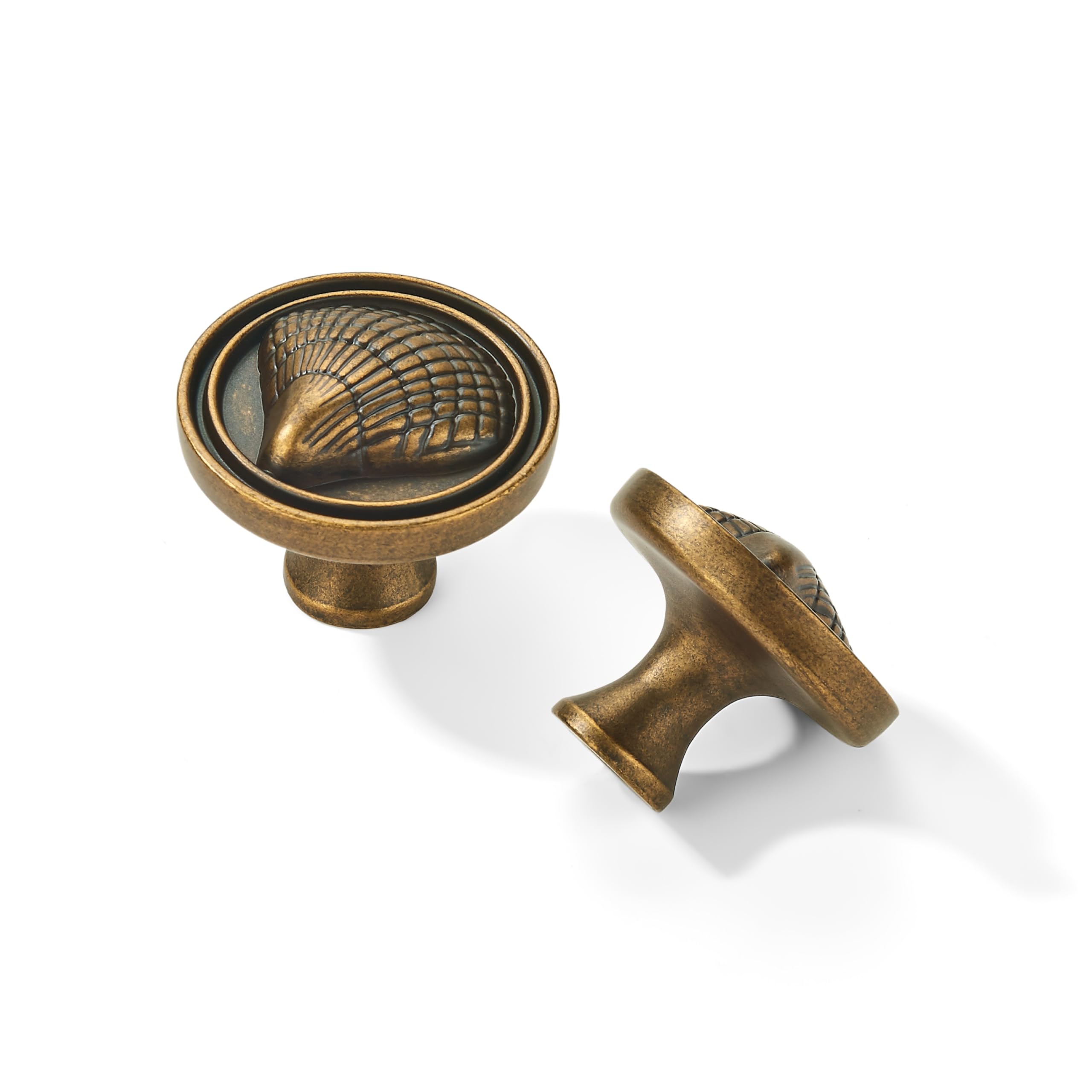 antique brass 1 in (25mm) cabinet knobs product photo