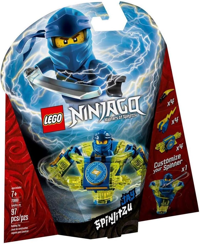 LEGO NINJAGO Spinjitzu Jay Building Kit Ngưng, 97 miếng