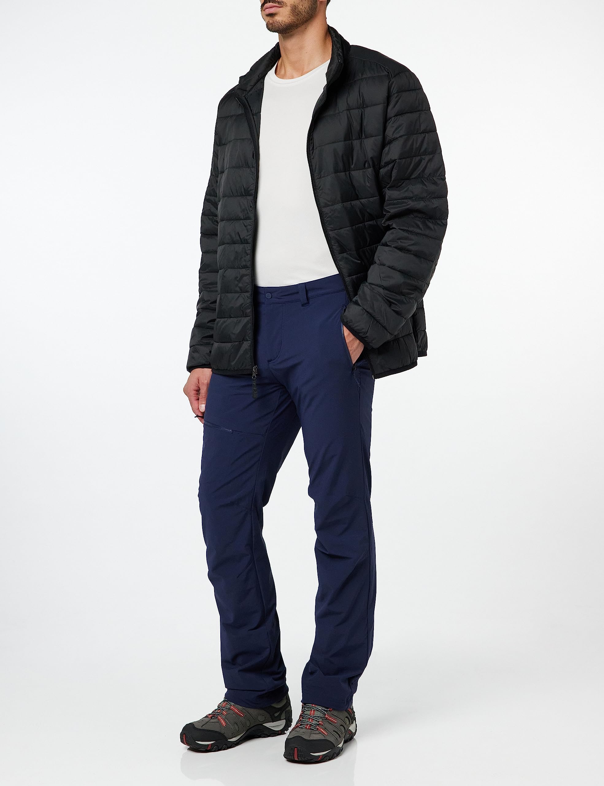 Schöffel Pants Koper1 Warm M - Wyściełane spodnie trekkingowe z 4-kierunkowym stretchem, wytrzymałe spodnie termiczne z uformowanymi kolanami, szybkoschnące i hamujące zapachy Dla meżczyzn