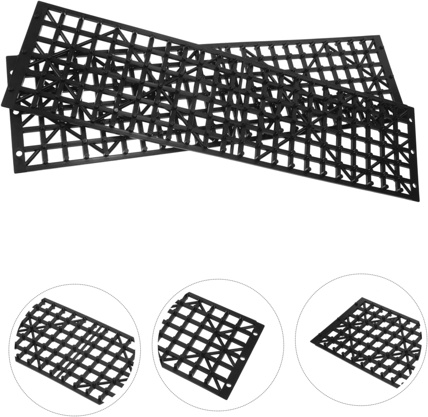 1Pair Car Snow Road Skid Plate Foldable Slip Tire Mat for Vehicle Traction Snow and Mud Durable Auto Accessories for Emergency Situations