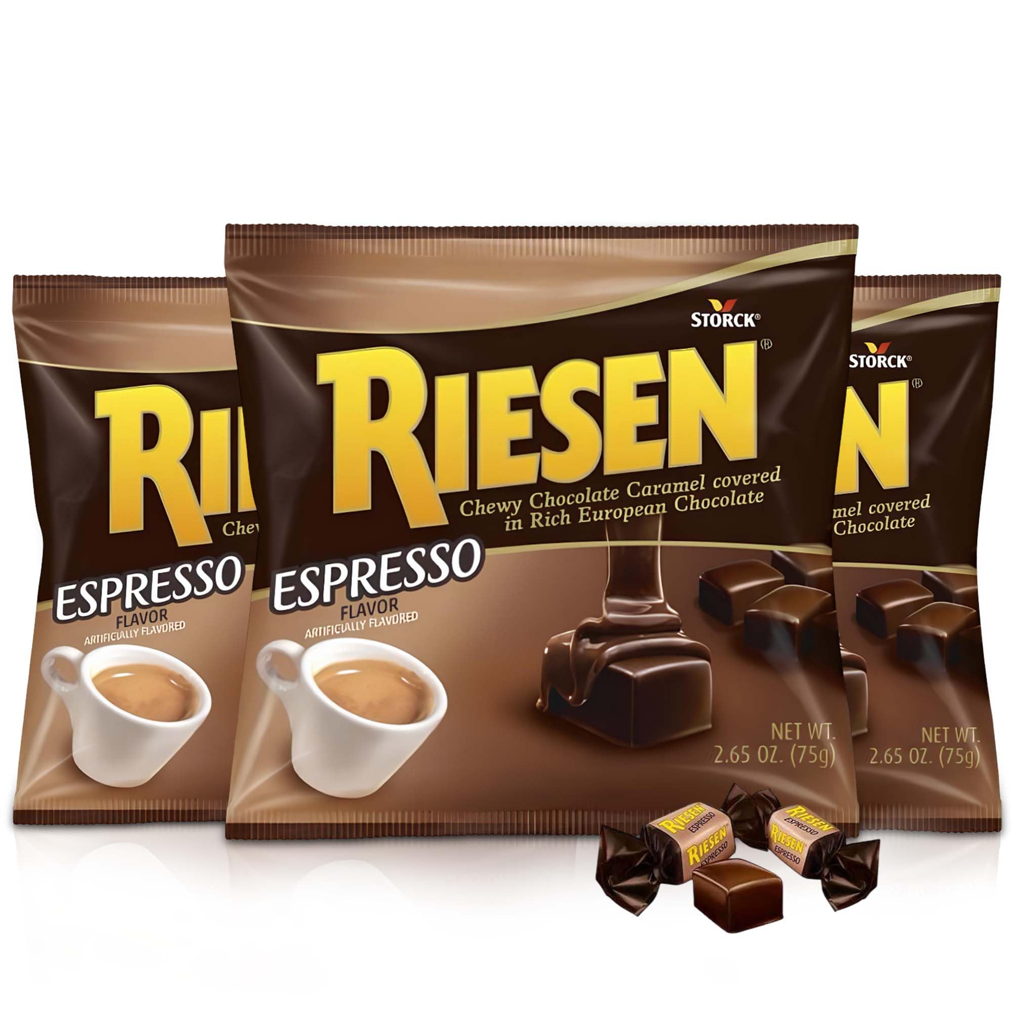 Amazon.com : Riesen Chewy Chocolate Caramel Candy Espresso Flavor