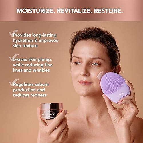 Miniatura 2 de FOREO SUPERCHARGED HA+PGA Face Moisturizer - Wrinkle Cream for Face - Hyaluronic Acid & Squalane - Vegan - Cruelty & Gluten Free - Clean Skincare -