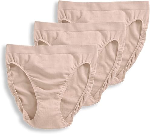 Jockey Women's Underwear Seamfree Breathe French Cut - 3 Pack