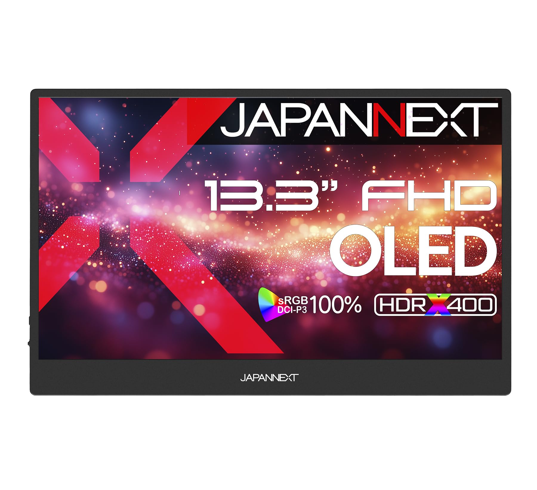 13.3インチ OLED モバイルモニター 本体 JAPANNEXT 13.3インチ 有機EL(OLED)パネル搭載 4K(3840x2160