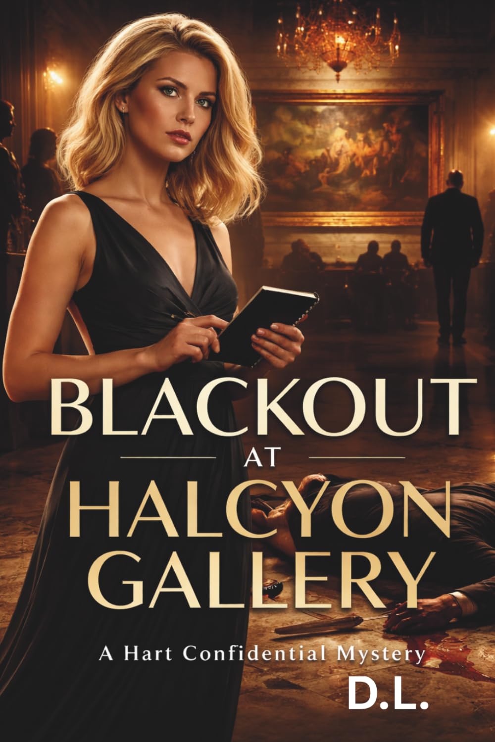 Blackout at Halcyon Gallery: A Hart Confidential Mystery (A Lena Hart Jazz Mystery)