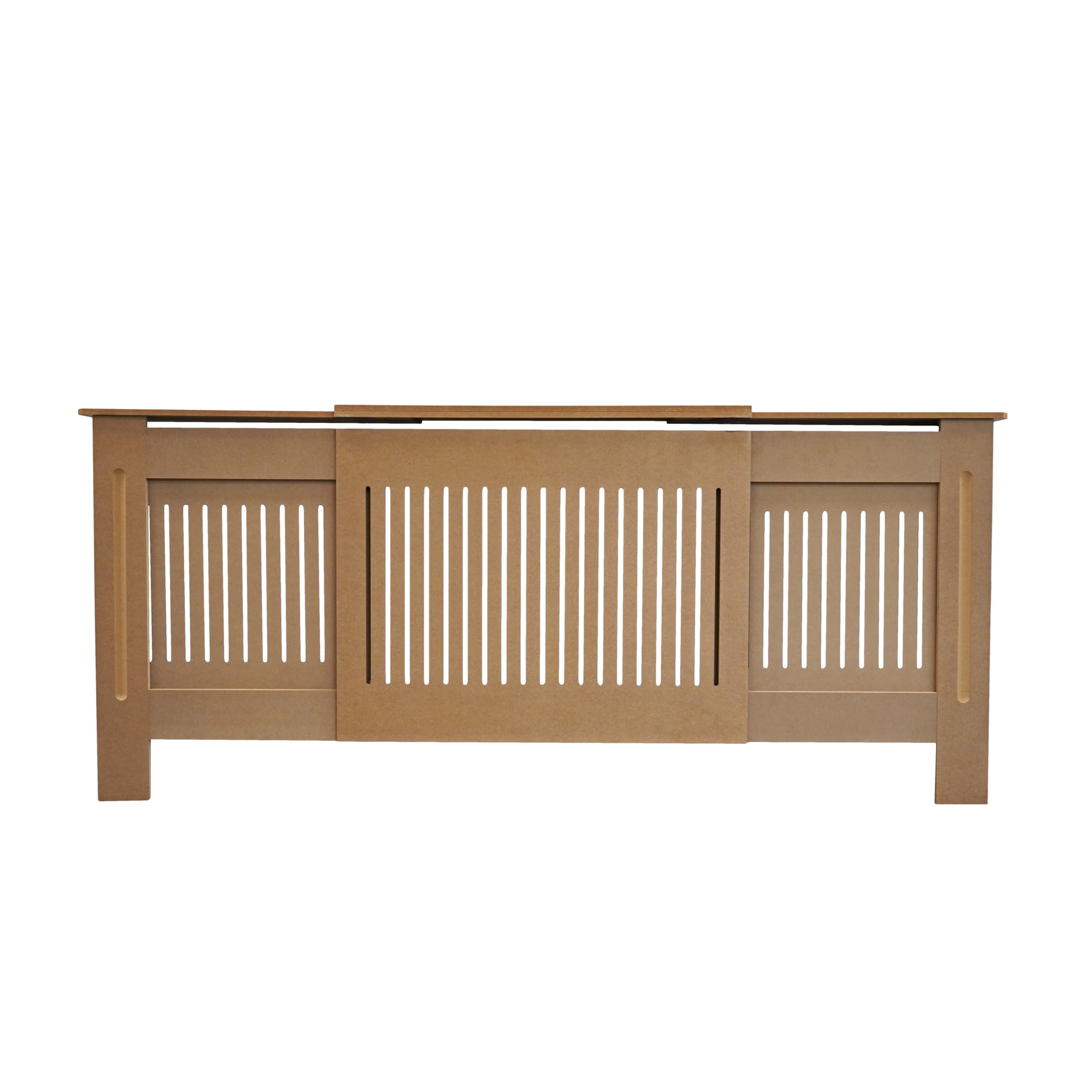 Jack Stonehouse Natural Unpainted Vertical Line Radiator Cover Adjustable