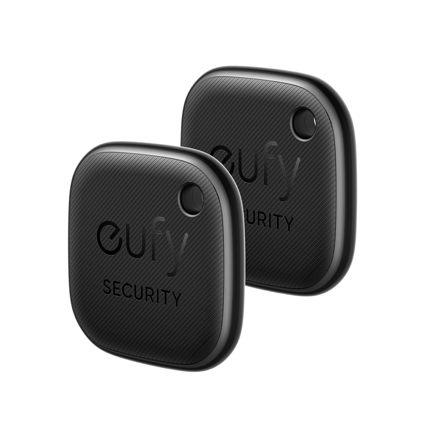eufy Security Localisateur d’Article Bluetooth 2 Pack, Détecteur de clés, Traqueur pour écouteurs et Bagages, Détecteur de téléphone, Résistant à l’Eau, Fonctionne avec Apple Find My (iOS Seulement)