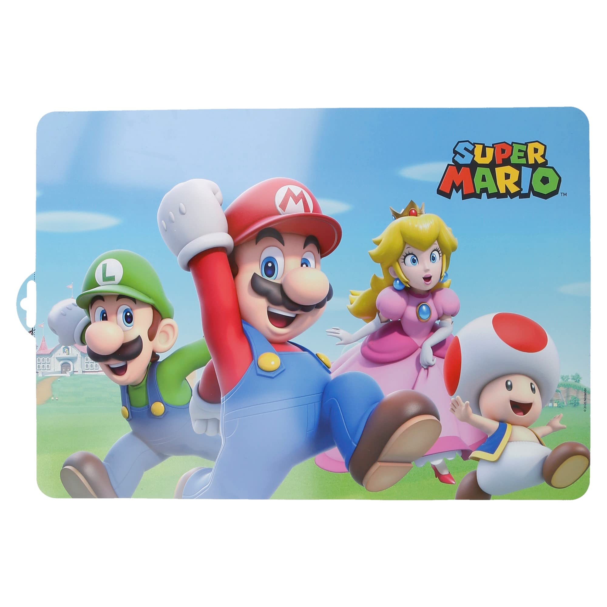 Stor Multicolor Super Mario Placemat