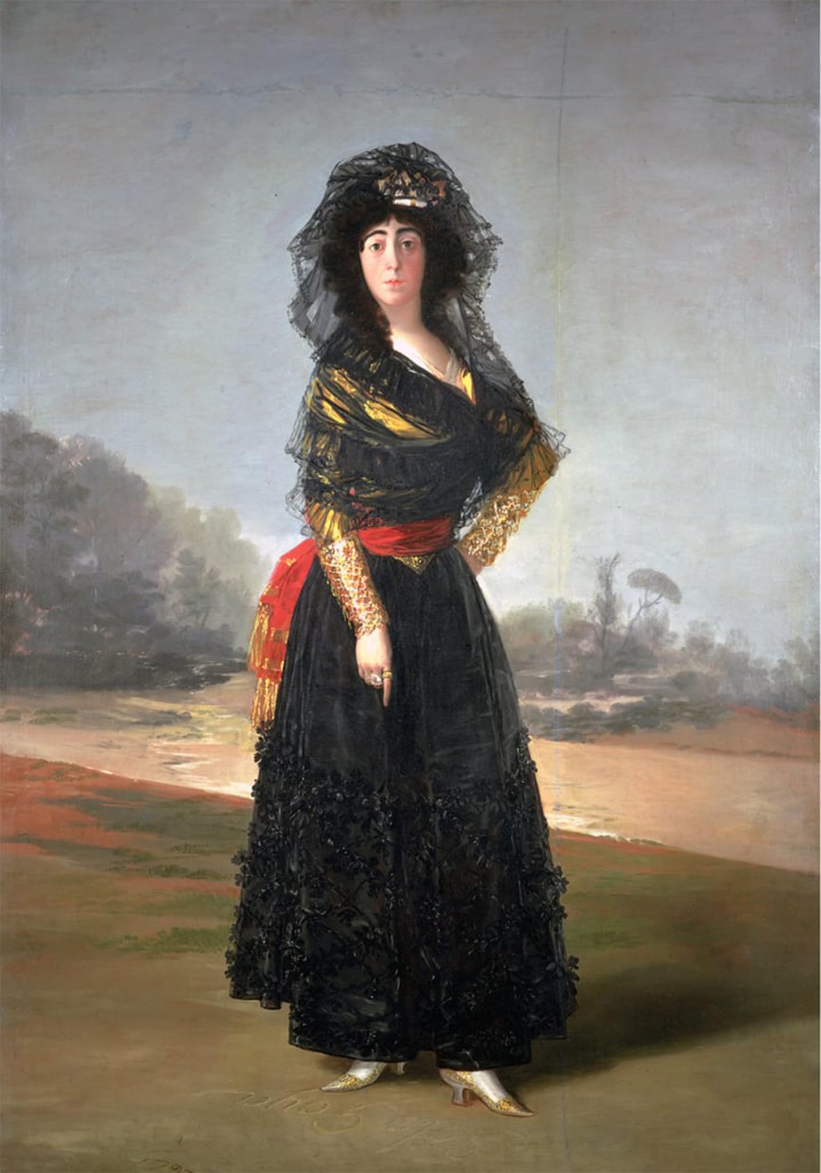 Affiche artistique la duchesse d'Albe Goya poster 60x90cm - 5