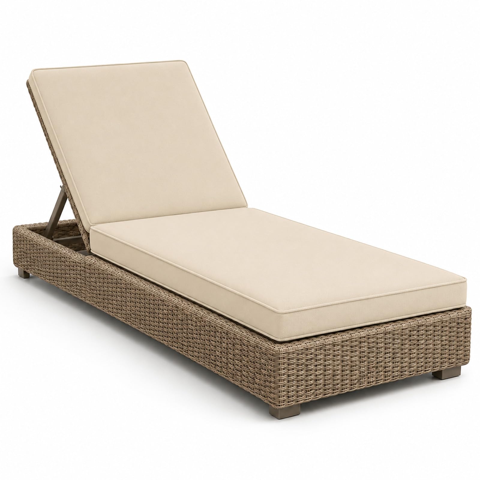 PTKG Sunlounger Cushion Double Piping Sun Lounger Cushions Only