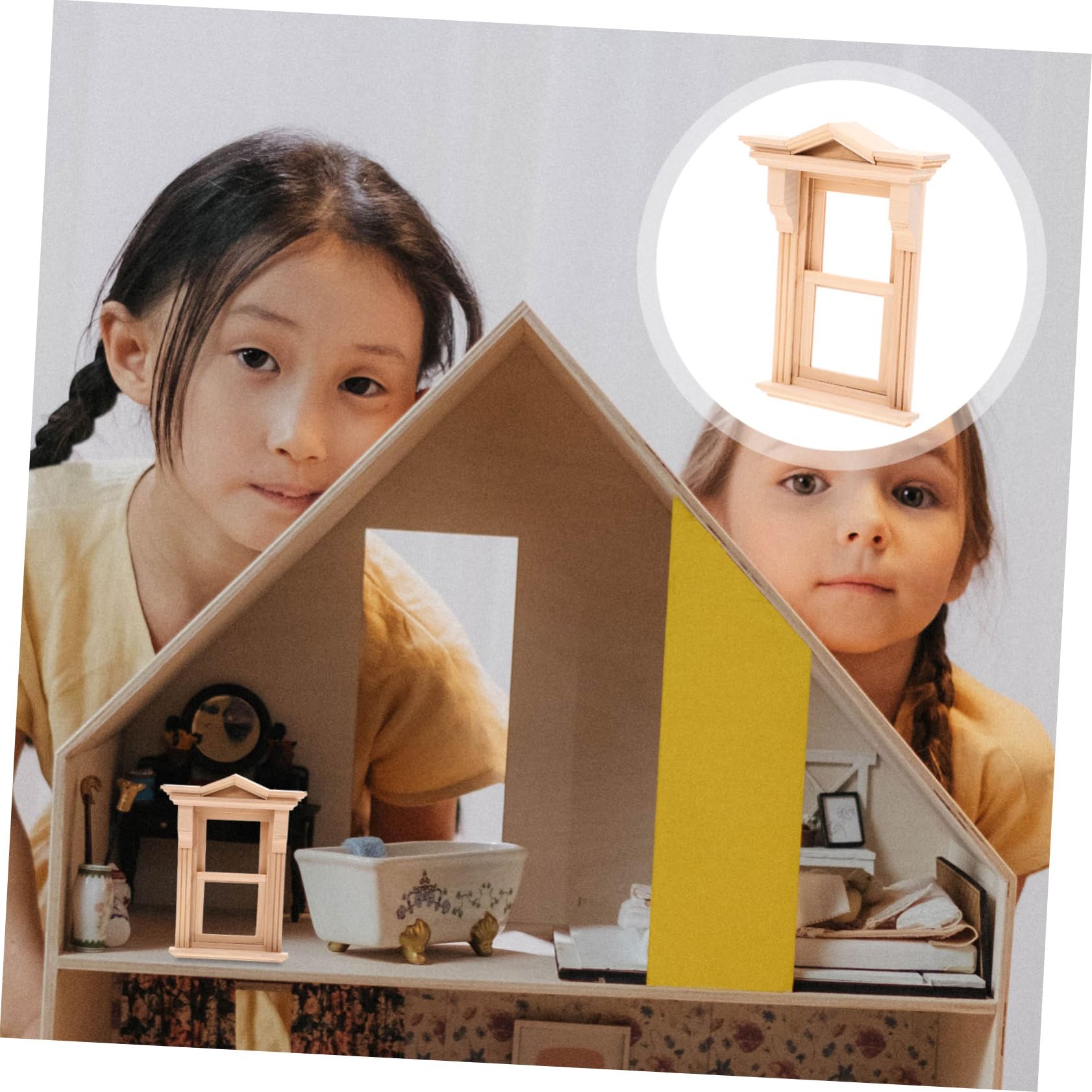 Toddmomy Bibliothèque Miniature En Bois Pour Maison De Poupée