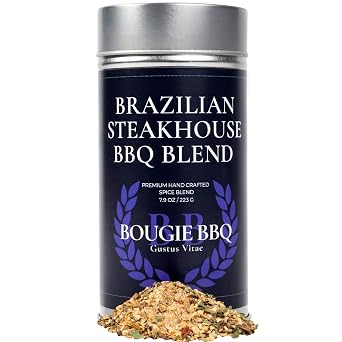 Brazilian Steakhouse BBQ Blend | Gourmet Seasoning, Artisanal Spice Blend | All Natural, Non GMO | Hand Crafted in Small Batches in USA | No MSG or Artificial Ingredients | GLP-1 Friendly | Sustainably Sourced, Ultra Premium Seasoning | Bougie BBQ | Gustus Vitae | #867
