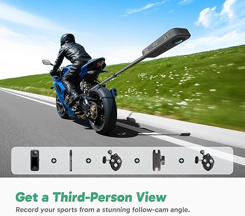 Miniatura 9 de AKASO 360 Cámara de acción resistente al clima de 360° - Video 360 de 5.7K con sensores de 1/2 pulgada de 48 MP, foto 360 de 72 MP, 360-SuperSmooth,
