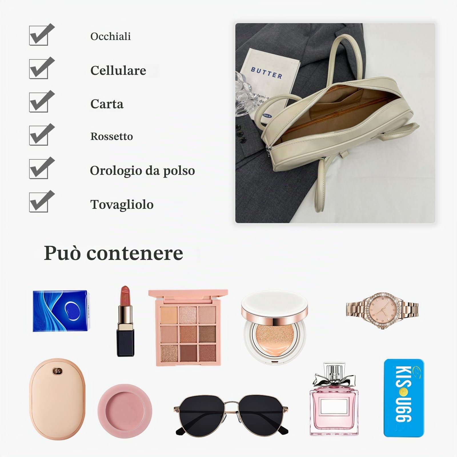 CORIOS Piccolo Borsa a Mano PU Pelle a Spalla Impermeabile a Tracolla Elegante Ascellare da Donna - Moda Viaggio Lavoro Shopping Tote Nero