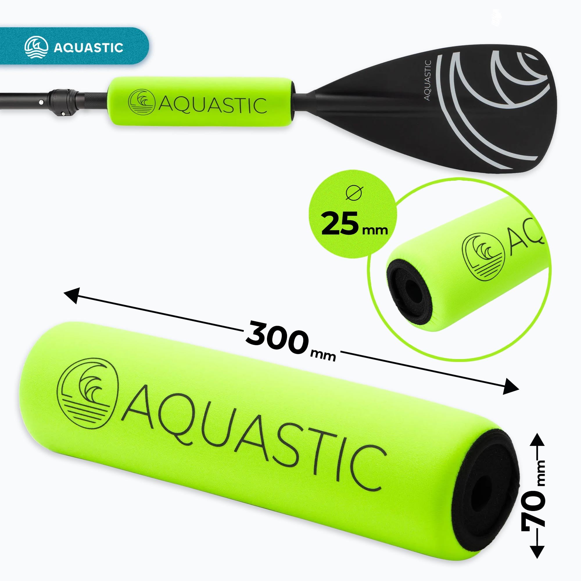 La boa da paddle SUP AQUASTIC è un accessorio funzionale e affidabile che aumenta la sicurezza durante il nuoto. Grazie ai materiali durevoli, alla resistenza al (giallo)