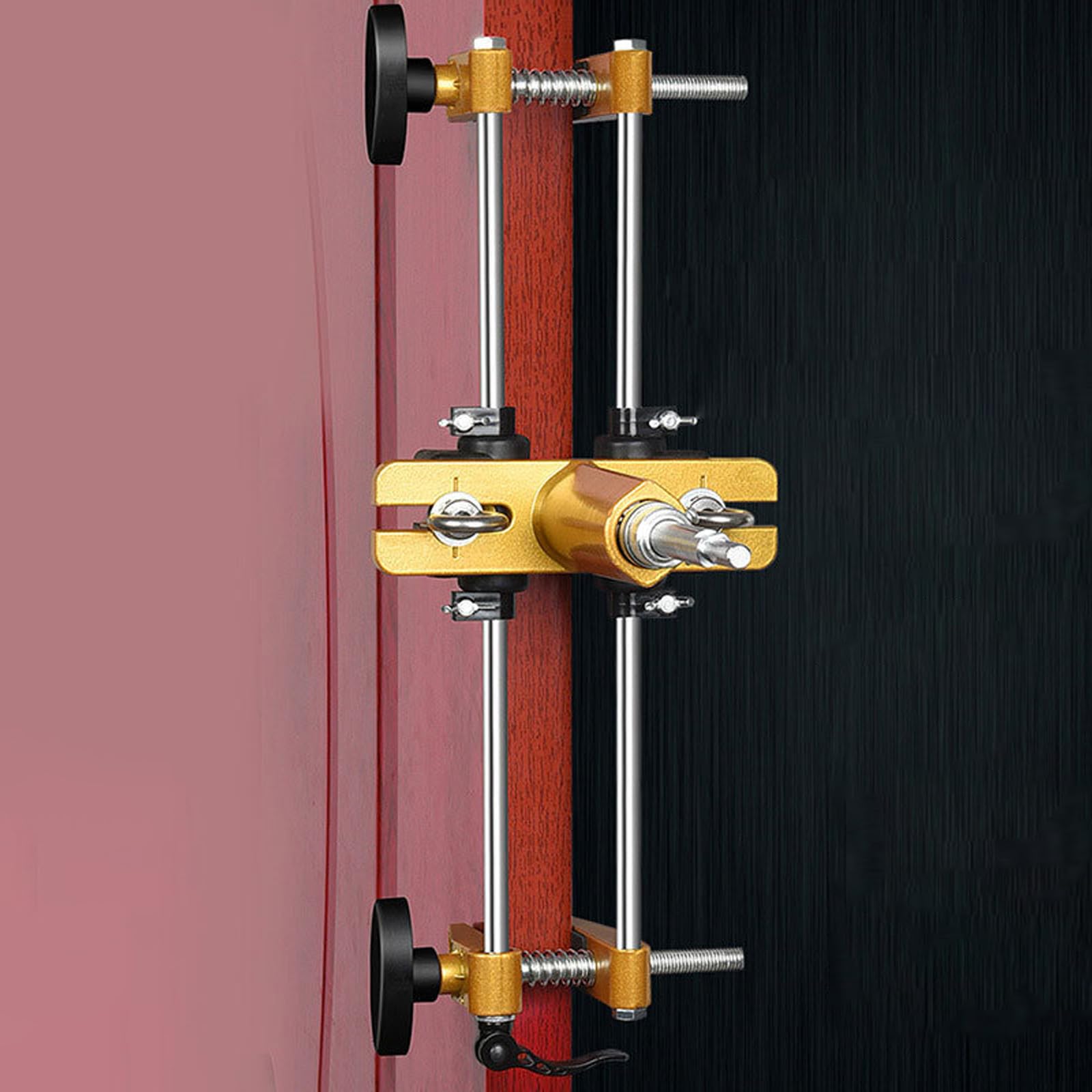 Kit per Mortasatura Serratura Porta, Sega a Tazza per Serratura Porta Apriscatole per Serratura Porta con 3 Frese in Acciaio al Tungsteno Dima per Mortasatura da 18 22 24mm per Installazione Porta
