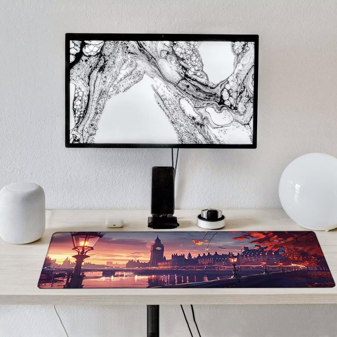 Podkładka pod mysz, podparcie nadgarstka, podkładka pod mysz z antypoślizgową gumową podstawą, ergonomiczna podkładka pod mysz do komputera, laptopa, do użytku biurowego, kompatybilna z myszami