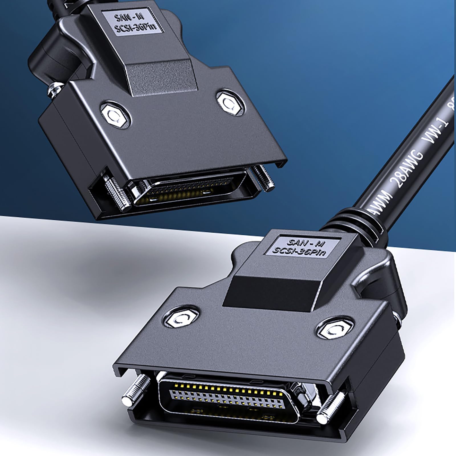 Cable de datos SCSI rápido con Mbps para escáner de máquina de cinta y más con durabilidad CN20P/26P/36P50P