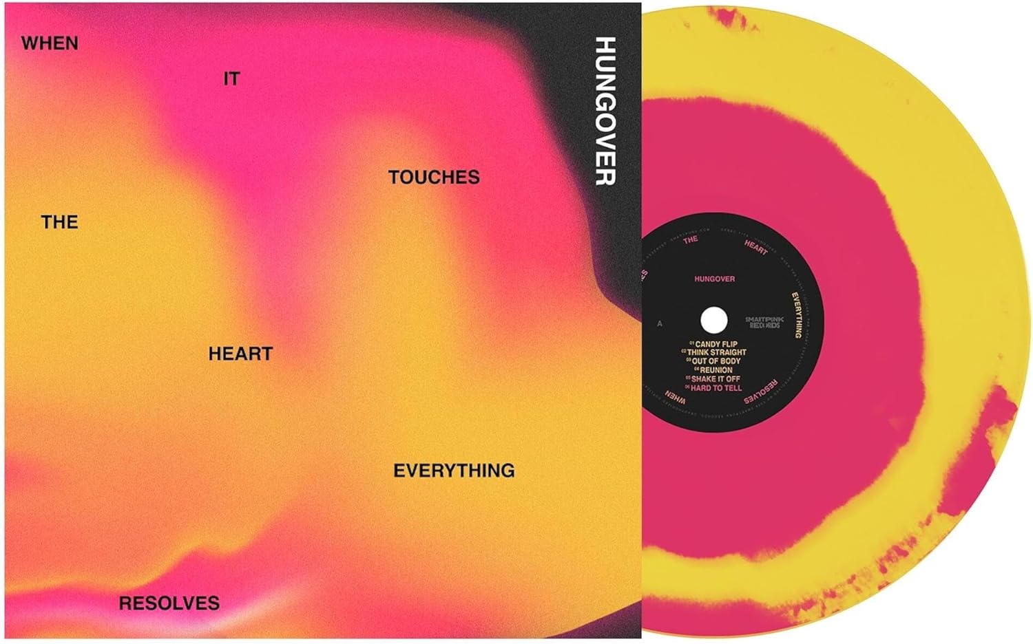 WHEN IT TOUCHES THE HEART, EVERYTHING RESOLVES por Hungover — capa do álbum