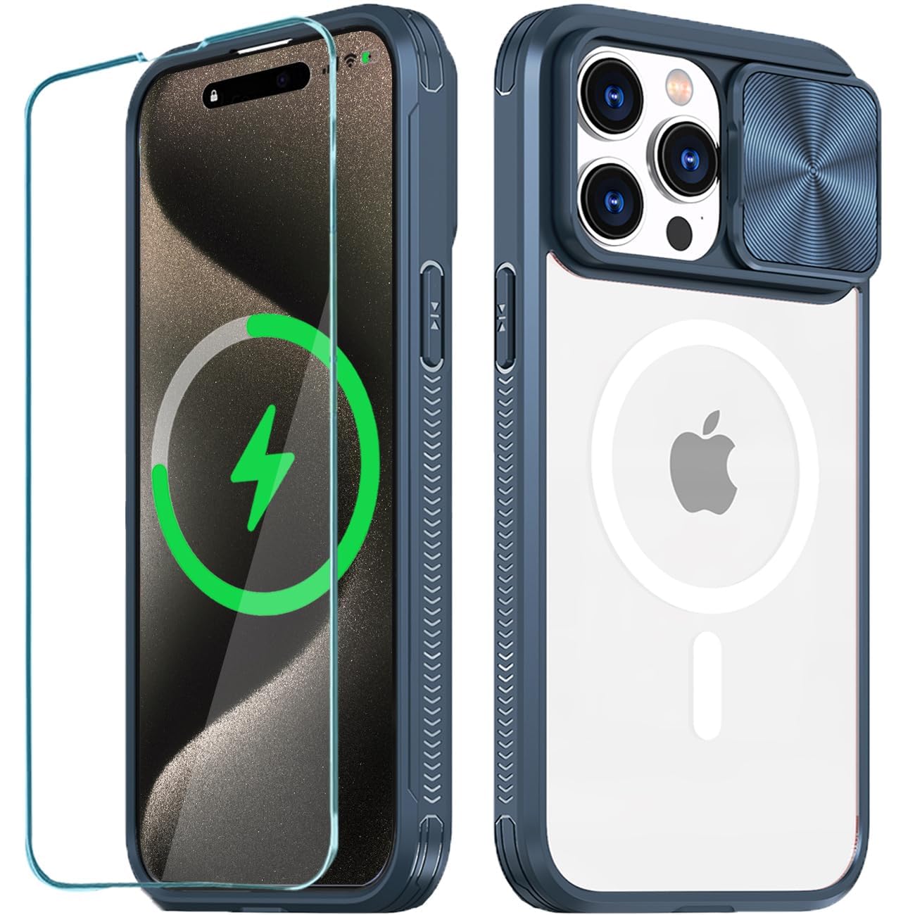 Marre des rayures ? Coque iPhone 15 Pro Max Magsafe antichoc - 8