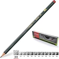 Vista 8 de Pasler Lápices de dibujo profesionales para bocetos gráficos, 12 unidades (2B)