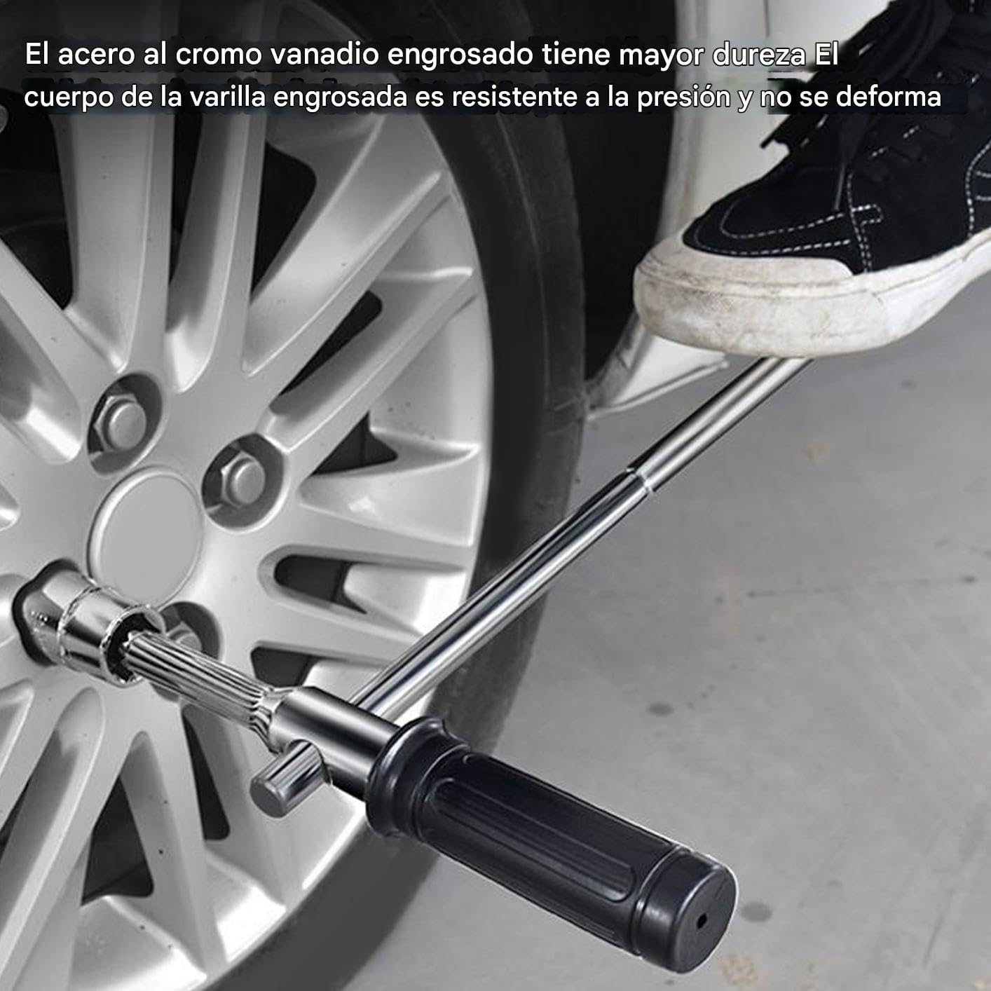 Chiave A Croce 4 Vie Adattatore Ruota Antiscivolo Robusto