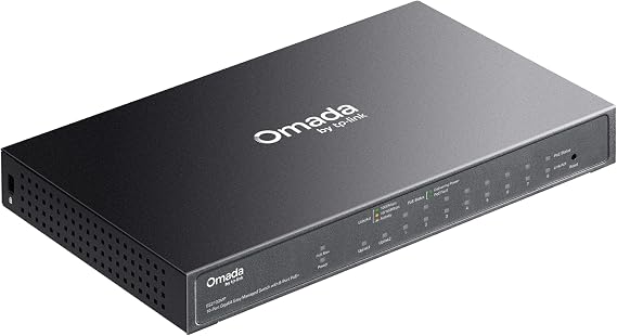 TP-LINK ES210GMP Gigabit Ports x 10, Easy Managed Switch, PoE+ Ports x 8