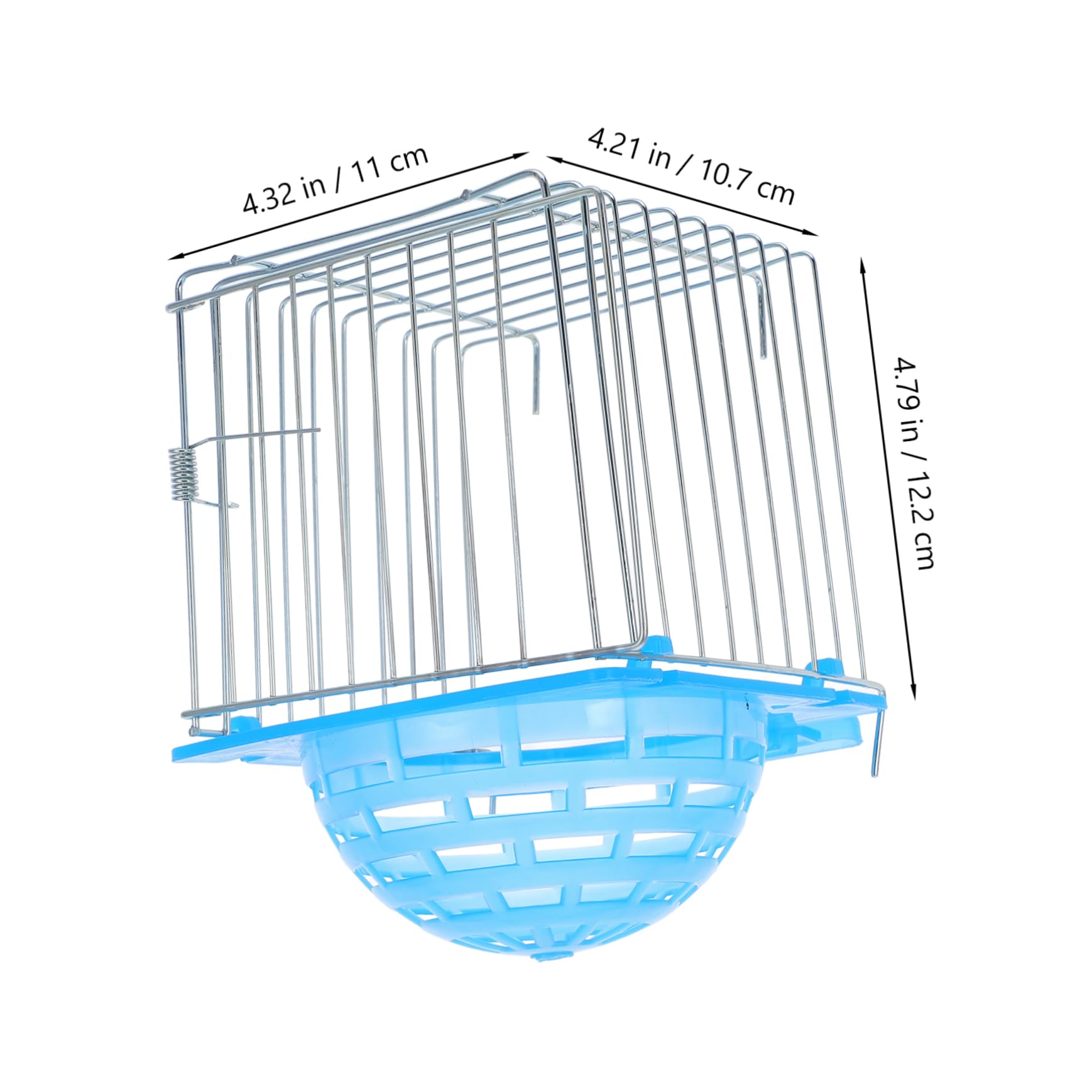 GRIRIW Parakeet Nesting Box Versatile Breeding Habitat for Cockatiels Finches Lovebirds and Conures Convenient Hatching Area with Easy Clean Surface Hanging Bird House for Animals