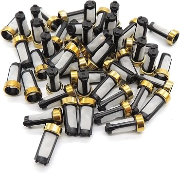 HiSport Fuel Injector Seal Kits Filter Baskets Universal Repair Set CF107 [50 Set]