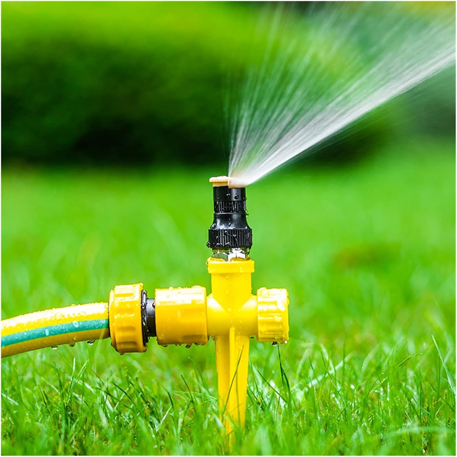 Automatic Sprinklers for Lawn,Durable 360° Rotating Adjustable Garden