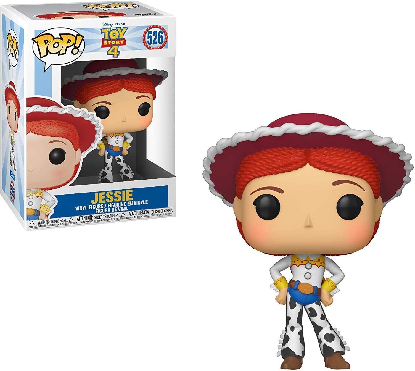 Disney Pixar: Toy Story 4 - Jessie Funko Pop! Vinyl Figure (Includes Compatible Pop Box Protector Case)