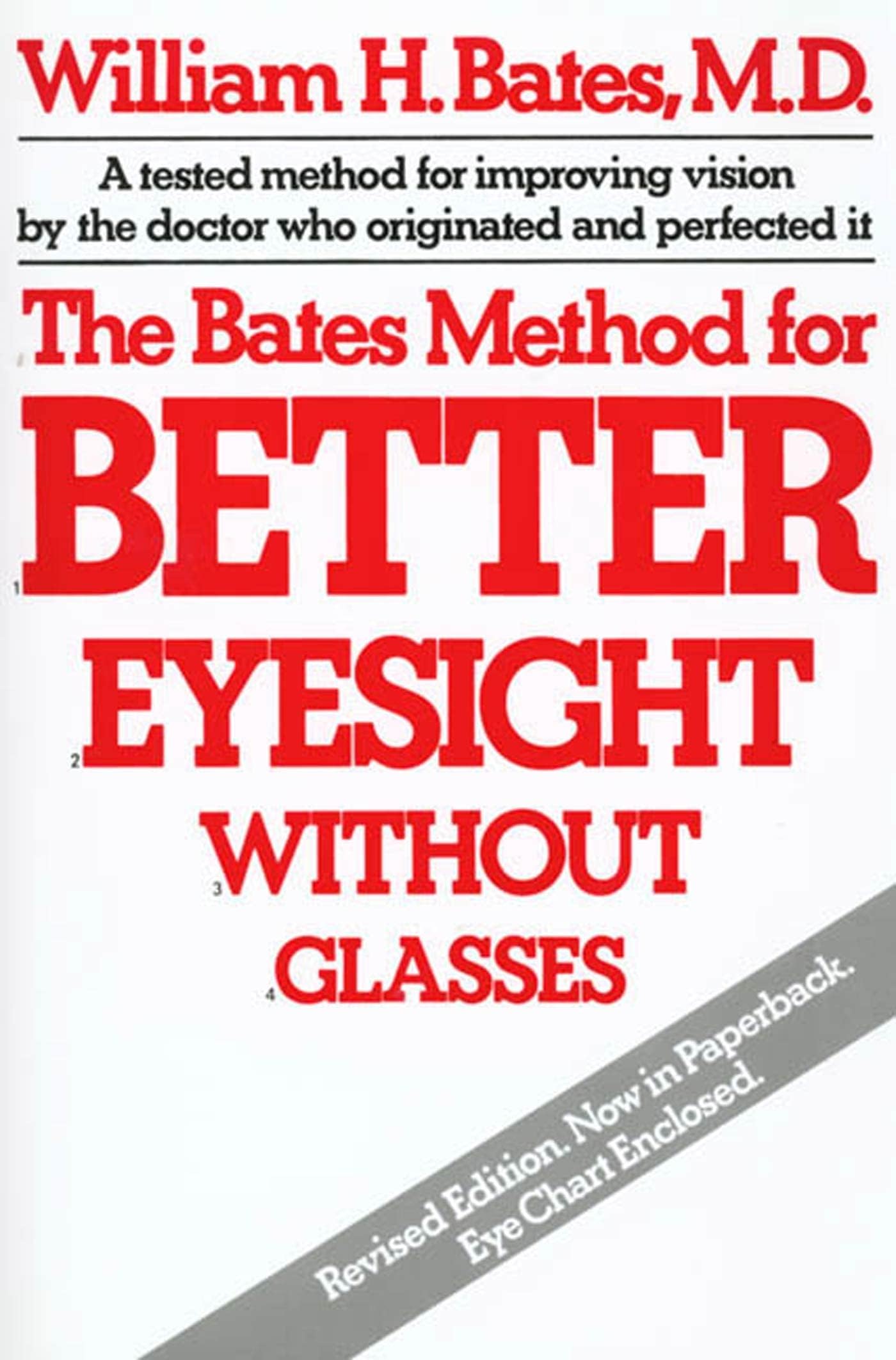 Holt McDougal The Bates Method for Better Eyesight without Glasses