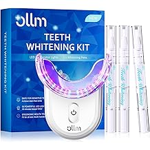 Teeth Whitening Kit for Sensitive Tooth: Professional Whitening Gel Pens Strips Dental kit, 32X LED Light White Personal Care Products, 35% Carbamide Peroxide Whitener, Beauty Tools for Home