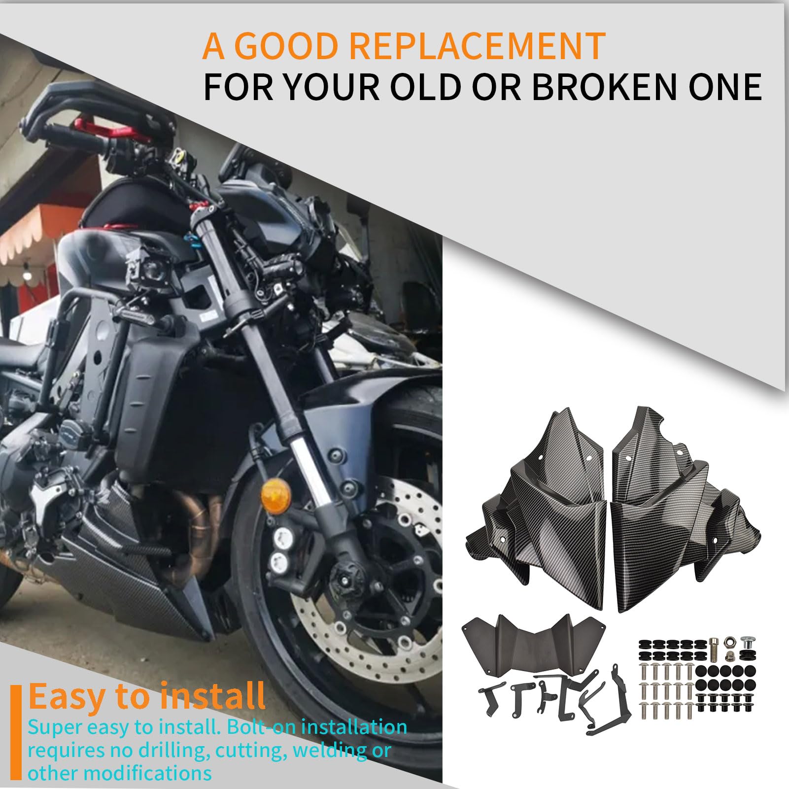 mio⭐︎ Amazon.com: Midimttop Motorcycle Accessories Belly pan