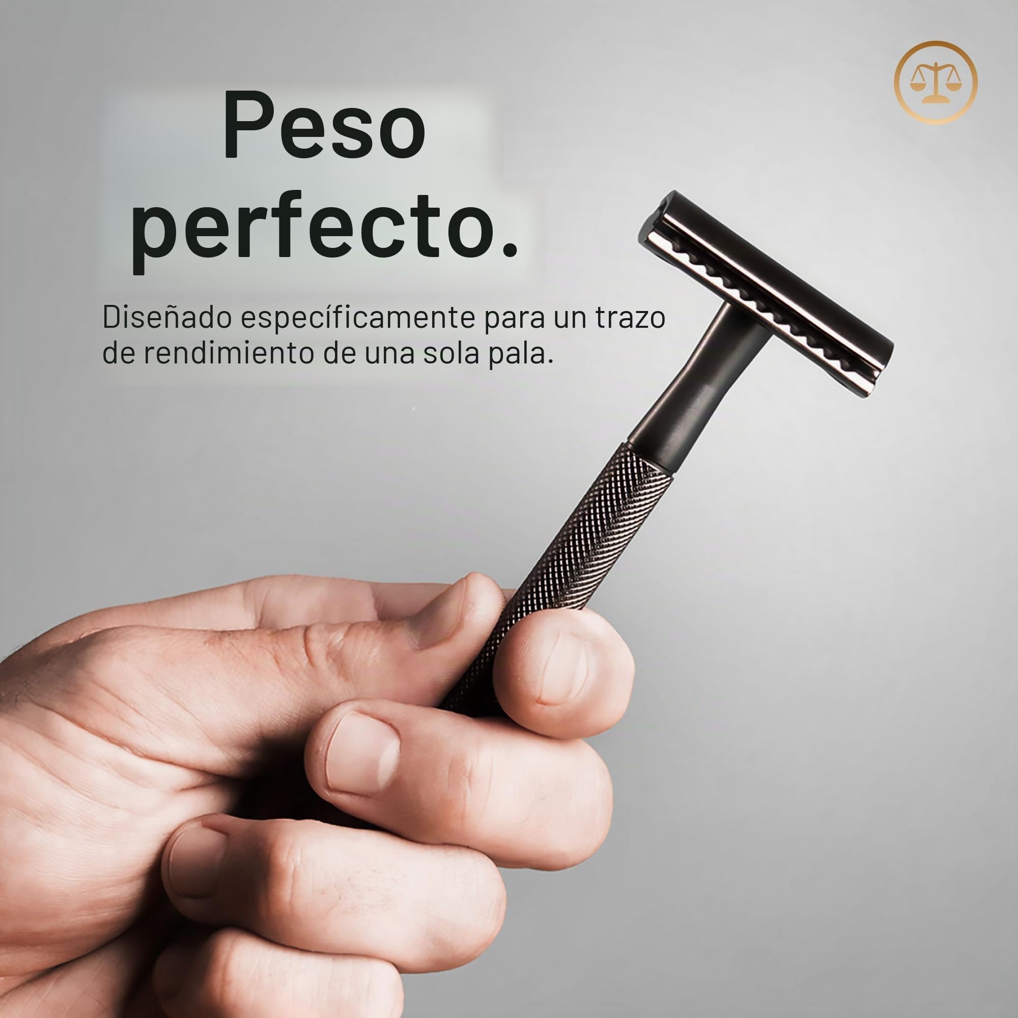 Maquinilla de afeitar de seguridad de MANSCAPED The Plow™ 2.0, cuchilla de afeitar para hombre de doble filo